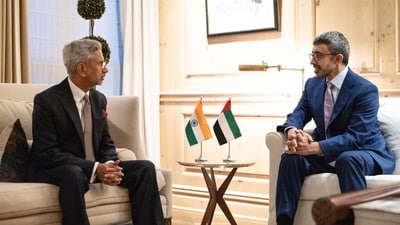 Jaishankar also met with Foreign Minister of the UAE Sheikh Abdullah bin Zayed Al Nahyan in New York. (Twitter) Jaishankar also met with Foreign Minister of the UAE Sheikh Abdullah bin Zayed Al Nahyan in New York. (Twitter)