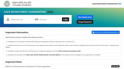 Jharkhand Staff Selection Commission starts application process for Jharkhand Lady Supervisor Competitive Exam 2023