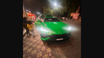 The image shows EaseMyTrip co-founder Rikant Pitti’s Lamborghini Urus Performante. (LinkedIn/@Rikant Pitti) The image shows EaseMyTrip co-founder Rikant Pitti’s Lamborghini Urus Performante. (LinkedIn/@Rikant Pitti)