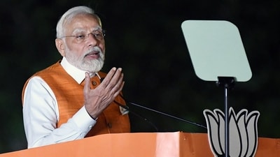 Prime Minister Narendra Modi (Shrikant Singh) Prime Minister Narendra Modi (Shrikant Singh)