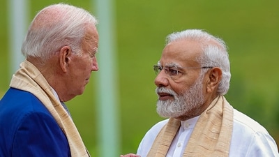 Prime Minister Narendra Modi with US President Joe Biden. Prime Minister Narendra Modi with US President Joe Biden.