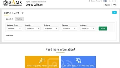 SAMS Odisha Degree Allotment Result 2023 out at samsodisha.gov.in SAMS Odisha Degree Allotment Result 2023 out at samsodisha.gov.in