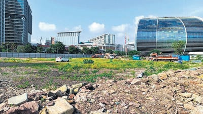 The plots span 11,885.20 sq meters and according to sources in the MMRDA, a formal agreement for the transaction was inked on September 3. According to real estate analytics firm CRE Matrix, who accessed the deal documents, the company Goisu Realty paid a stamp duty of ₹111.61 crore on the transaction (HT PHOTO) The plots span 11,885.20 sq meters and according to sources in the MMRDA, a formal agreement for the transaction was inked on September 3. According to real estate analytics firm CRE Matrix, who accessed the deal documents, the company Goisu Realty paid a stamp duty of ₹111.61 crore on the transaction (HT PHOTO)