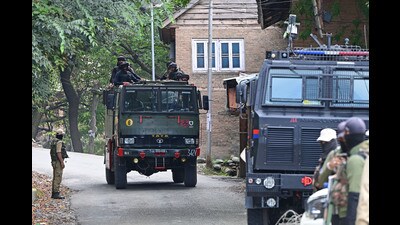 The state investigation agency (SIA) on Tuesday conducted simultaneous raids in Udhampur and Jammu districts in the house of terror associates, said officials (HT File Photo)