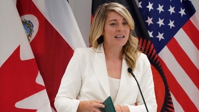 Canadian Minister of Foreign Affairs Melanie Joly. (AFP) Canadian Minister of Foreign Affairs Melanie Joly. (AFP)