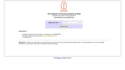 ICMAI CMA result 2023 for June edition of Inter, Final exams announced (icmai.in) ICMAI CMA result 2023 for June edition of Inter, Final exams announced (icmai.in)