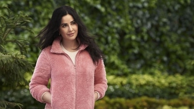 Katrina Kaif in a promotional picture for Uniqlo. Katrina Kaif in a promotional picture for Uniqlo.