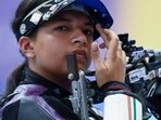 Indian shooter Sift Kaur Samra wins gold medal in the women's 50 m rifle 3P individual final at the ongoing Asian Games