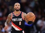 Damian Lillard, #0 of the Portland Trail Blazers, in action against the Houston Rockets Damian Lillard, #0 of the Portland Trail Blazers, in action against the Houston Rockets