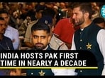 INDIA HOSTS PAK CRICKET TEAM FIRST TIME IN NEARLY A DECADE INDIA HOSTS PAK CRICKET TEAM FIRST TIME IN NEARLY A DECADE