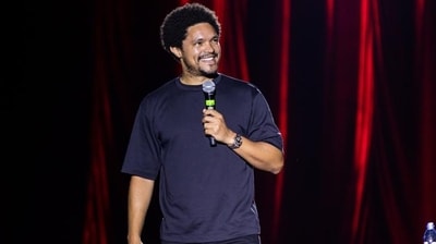 Emmy award-winning TV host and comedian Trevor Noah was set to show his highly-anticipated 'Off The Record' Tour to Delhi. Emmy award-winning TV host and comedian Trevor Noah was set to show his highly-anticipated 'Off The Record' Tour to Delhi.
