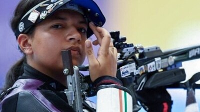 Indian shooter Sift Kaur Samra wins gold medal in the women's 50 m rifle 3P individual final at the ongoing Asian Games (SAI Media Twitter) Indian shooter Sift Kaur Samra wins gold medal in the women's 50 m rifle 3P individual final at the ongoing Asian Games (SAI Media Twitter)