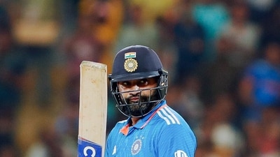 Rohit Sharma got India off to a rather blazing start in the chase and the hosts were in the hunt as long as he was around. He scored 81 in 57 balls. (BCCI Twitter) Rohit Sharma got India off to a rather blazing start in the chase and the hosts were in the hunt as long as he was around. He scored 81 in 57 balls. (BCCI Twitter)