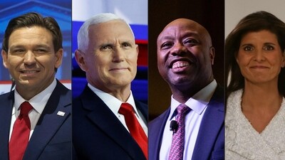 Republicans meet for second debate in Michigan, even as Trump has stated he will skip the event (AFP) Republicans meet for second debate in Michigan, even as Trump has stated he will skip the event (AFP)