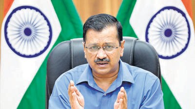 Delhi chief minister Arvind Kejriwal announced the result. (HT Photo) Delhi chief minister Arvind Kejriwal announced the result. (HT Photo)