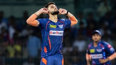 Naveen-ul-Haq in action during IPL 2023 (AP)