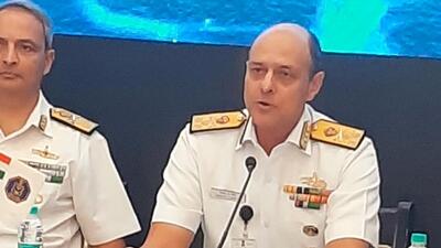 Navy vice chief Vice Admiral Sanjay Jasjit Singh said the Swavlamban initiative has gained critical mass and is gathering continuous momentum (HT Photo) Navy vice chief Vice Admiral Sanjay Jasjit Singh said the Swavlamban initiative has gained critical mass and is gathering continuous momentum (HT Photo)