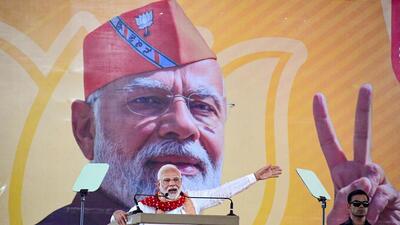 Prime Minister Narendra Modi in Vadodara on Wednesday. (PTI) Prime Minister Narendra Modi in Vadodara on Wednesday. (PTI)