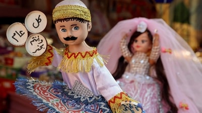 Egypt: Egyptian Muslims celebrate Mawlid al-Nabi with prayers at mosques, recitation of Quranic verses and communal gatherings. Sufi orders, in particular, hold special events to commemorate the Prophet's birthday.&nbsp; (REUTERS/Mohamed Abd El Ghany)