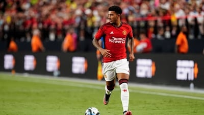 Manchester United forward Jadon Sancho in action during pre-season tour (USA TODAY Sports via Reuters Con)