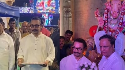 Aamir Khan with Mumbai BJP president Ashish. Aamir Khan with Mumbai BJP president Ashish.