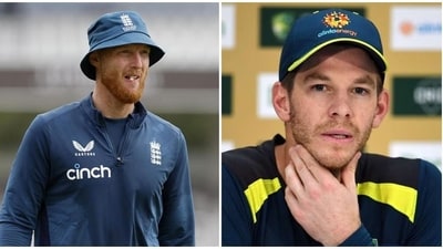 Ben Stokes and Tim Paine Ben Stokes and Tim Paine
