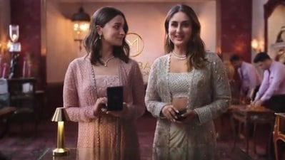 Alia Bhatt and Kareena Kapoor in a still from the ad. Alia Bhatt and Kareena Kapoor in a still from the ad.