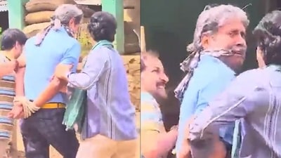 The video of Kapil Dev being ‘kidnapped’ is part of an ad shoot. (X/@GautamGambhir)
