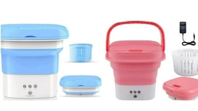 Mini washing machine and dryer: Bring home one to enjoy hassle-free laundry.