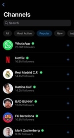 A ranking of top WhatsApp Channels. A ranking of top WhatsApp Channels.