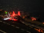 Indian MiG-29 K fighter makes a night landing on INS Vikrant in May 2023
Indian MiG-29 K fighter makes a night landing on INS Vikrant in May 2023