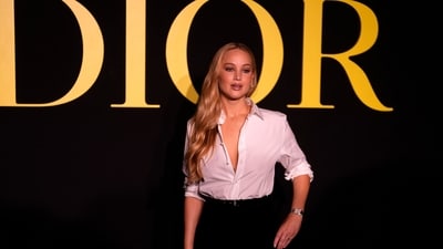 Jennifer Lawrence poses before Christian Dior Spring/Summer 2024 womenswear collection presented Tuesday, Sept.26, 2023 in Paris. (AP Photo/Thibault Camus) Jennifer Lawrence poses before Christian Dior Spring/Summer 2024 womenswear collection presented Tuesday, Sept.26, 2023 in Paris. (AP Photo/Thibault Camus)