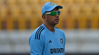 India's head coach Rahul Dravid attends a practice session ahead of the third one-day international cricket match against Australia in Rajkot, India (AP) India's head coach Rahul Dravid attends a practice session ahead of the third one-day international cricket match against Australia in Rajkot, India (AP)