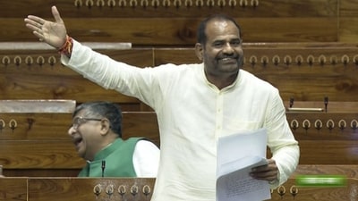 Ramesh Bidhuri was under fire for abusing BSP MP Kunwar Danish Ali in the Lok Sabha. (PTI) Ramesh Bidhuri was under fire for abusing BSP MP Kunwar Danish Ali in the Lok Sabha. (PTI)