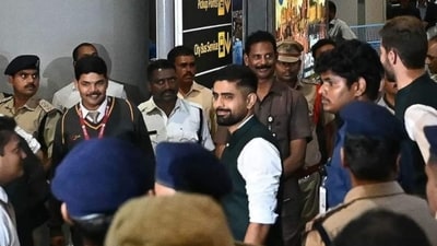 Babar Azam arrives in India on Thursday (Instagram/Babar Azam)