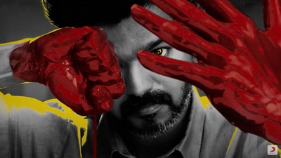 Vijay stars as Leo Das in Leo. Vijay stars as Leo Das in Leo.