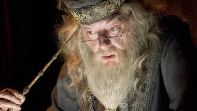 Michael Gambon played Albus Dumbledore in six Harry Potter films