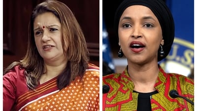Priyanka Chaturvedi replied to Ilhan Omar's statement on Hardeep Singh Nijjar's killing in Canada. Priyanka Chaturvedi replied to Ilhan Omar's statement on Hardeep Singh Nijjar's killing in Canada.