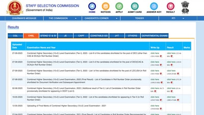 SSC CHSL 2023 tier 1 result announced (ssc.nic.in) SSC CHSL 2023 tier 1 result announced (ssc.nic.in)