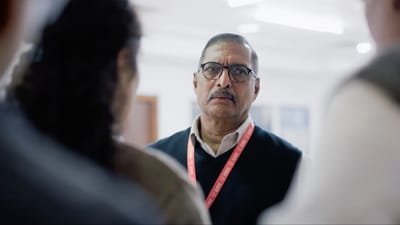 The Vaccine War review: Nana Patekar plays a scientist in the film. The Vaccine War review: Nana Patekar plays a scientist in the film.