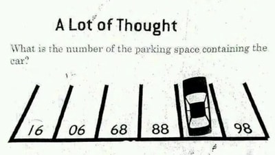 Viral Brain Teaser: Can you guess the number of this parking space where this car is parked? (X/@PicturesFoIder) Viral Brain Teaser: Can you guess the number of this parking space where this car is parked? (X/@PicturesFoIder)