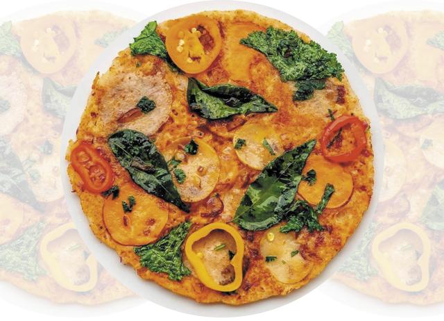 At Semma in New York, chef Vijaya Kumar found inspiration in the food he ate in his village, such as kaikari uttapam. At Semma in New York, chef Vijaya Kumar found inspiration in the food he ate in his village, such as kaikari uttapam.