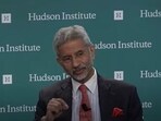 External affairs minister Jaishankar speaking at Washington's Hudson Institute.