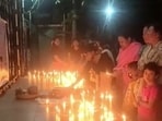 Manipur violence: Candlelight vigil held in Imphal over the killing of two students in the violence-hit state.