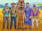 Fukrey 3 brings back the original cast of Pulkit Samrat, Pankaj Tripathi, Varun Sharma and Manjot Singh. Fukrey 3 brings back the original cast of Pulkit Samrat, Pankaj Tripathi, Varun Sharma and Manjot Singh.