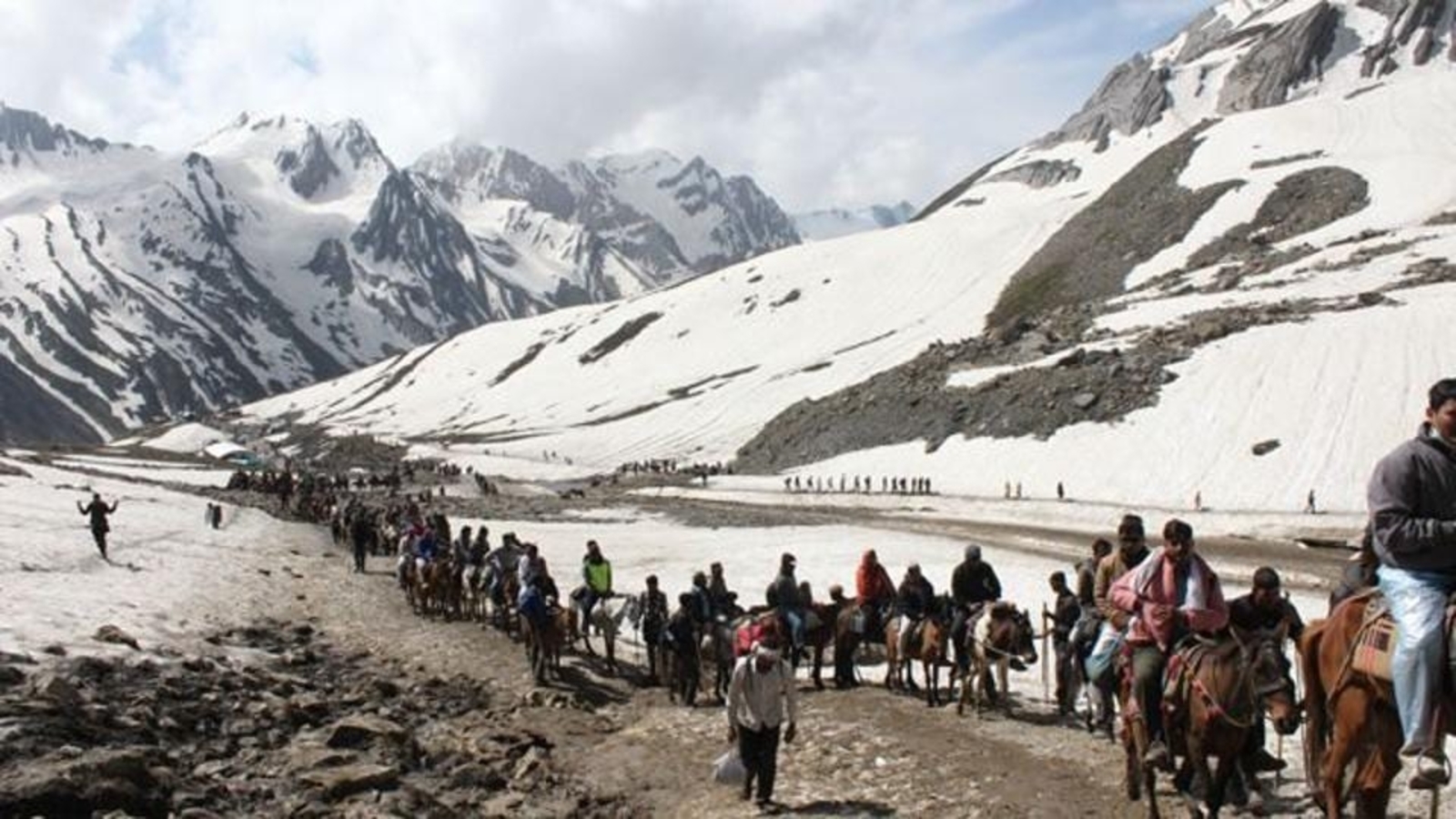 High up in Himalayas, signs of ground slipping - Vimarsana News