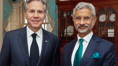External affairs minister S Jaishankar meets US Secretary of State Antony Blinken in Washington DC. External affairs minister S Jaishankar meets US Secretary of State Antony Blinken in Washington DC.