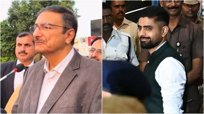 Zaka Ashraf fuels controversy with an unexpected remark following Pakistan players' arrival in India for 2023 World Cup (Twitter/PTI) Zaka Ashraf fuels controversy with an unexpected remark following Pakistan players' arrival in India for 2023 World Cup (Twitter/PTI)