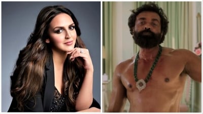 Esha Deol praises Bobby Deol's Animal teaser. Esha Deol praises Bobby Deol's Animal teaser.
