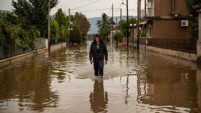 The first storm left 16 people dead, killed several hundred thousand farm animals and damaged highways, secondary roads and the rail network. (AFP) The first storm left 16 people dead, killed several hundred thousand farm animals and damaged highways, secondary roads and the rail network. (AFP)